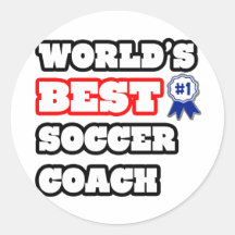 World's Best Soccer Coach Sticker