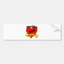 World's Best Son-In-Law Bumper Sticker