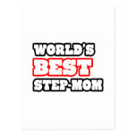 World's Best Step-Mum Postcard