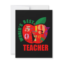 World's Best Teacher Apple