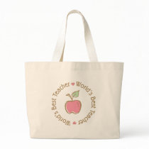 Worlds Best Teacher Tote Bags