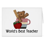 World's Best Teacher Greeting Cards