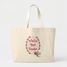 World's Best Teacher Tees and GIfts Canvas Bag