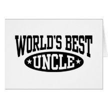 World's Best Uncle Greeting Card