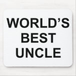 World's Best Uncle Mouse Mat