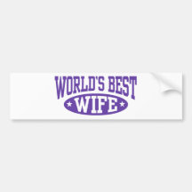 World's Best Wife Bumper Sticker