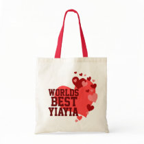 Worlds Best YiaYia Personalised Tote Bags