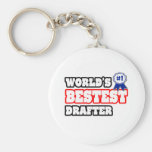 World's Bestest Drafter Keychains