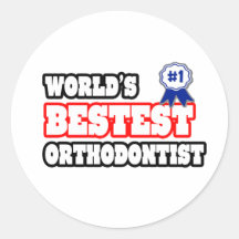World's Bestest Orthodontist Sticker