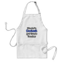 World's Coolest 3rd Grade Teacher Apron