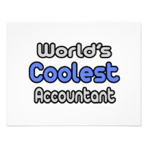 World's Coolest Accountant Personalised Invites