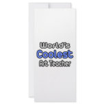 World's Coolest Art Teacher rack cards