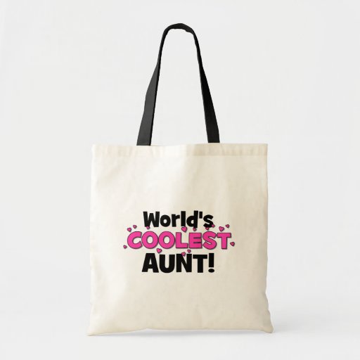 World's Coolest Aunt!  Great gift for Auntie To Be Bag