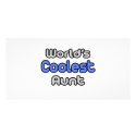 World's Coolest Aunt photo cards