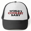 Worlds Coolest Baby Boy hats