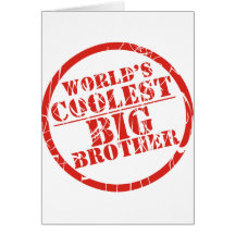 World's Coolest Big Brother Greeting Cards