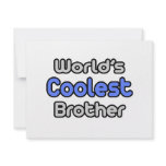 World's Coolest Brother Personalized Announcement