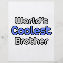 World's Coolest Brother Personalized Flyer