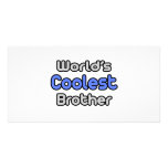 World's Coolest Brother photo cards
