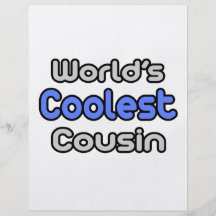World's Coolest Cousin Flyer