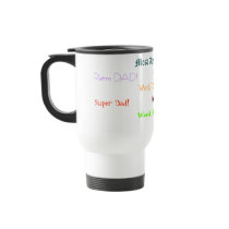 Worlds Coolest Dad Fathers Day Coffee Travel Mug!