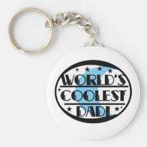 World's Coolest Dad Key Chains