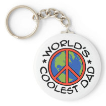 World's Coolest Dad Key Chain