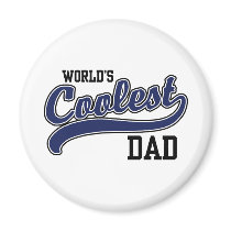 World's Coolest Dad Refrigerator Magnet