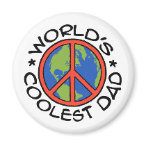 World's Coolest Dad Magnet