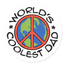World's Coolest Dad Sticker