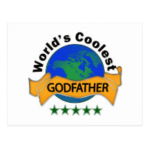 World's Coolest Godfather Post Cards