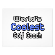 World's Coolest Golf Coach Personalised Announcement
