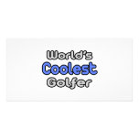 World's Coolest Golfer photo cards