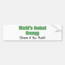 World's Coolest Grampy Bumper Sticker