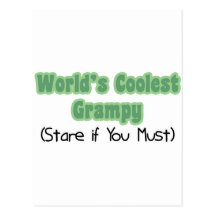 World's Coolest Grampy Post Card