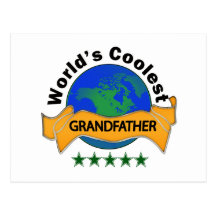 World's Coolest Grandfather Post Card