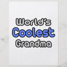 World's Coolest Grandma Custom Flyer