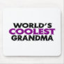 Worlds Coolest Grandma Mouse Pads