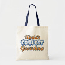 World's Coolest Grandma Tote Bags