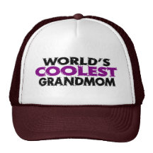Worlds Coolest Grandmom Mesh Hat