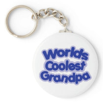 Worlds Coolest Grandpa Key Chain