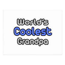 World's Coolest Grandpa Post Card