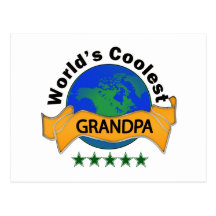 World's Coolest Grandpa Post Card