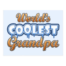 World's Coolest Grandpa Postcard