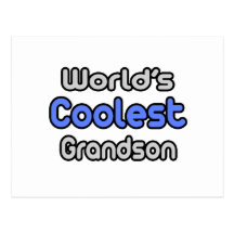 World's Coolest Grandson Post Card