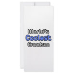 World's Coolest Grandson Rack Card Design