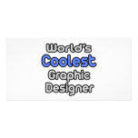 World's Coolest Graphic Designer photo cards