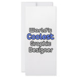 World's Coolest Graphic Designer rack cards
