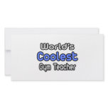 World's Coolest Gym Teacher photo cards