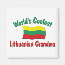 World's Coolest Lithuanian Grandma magnets